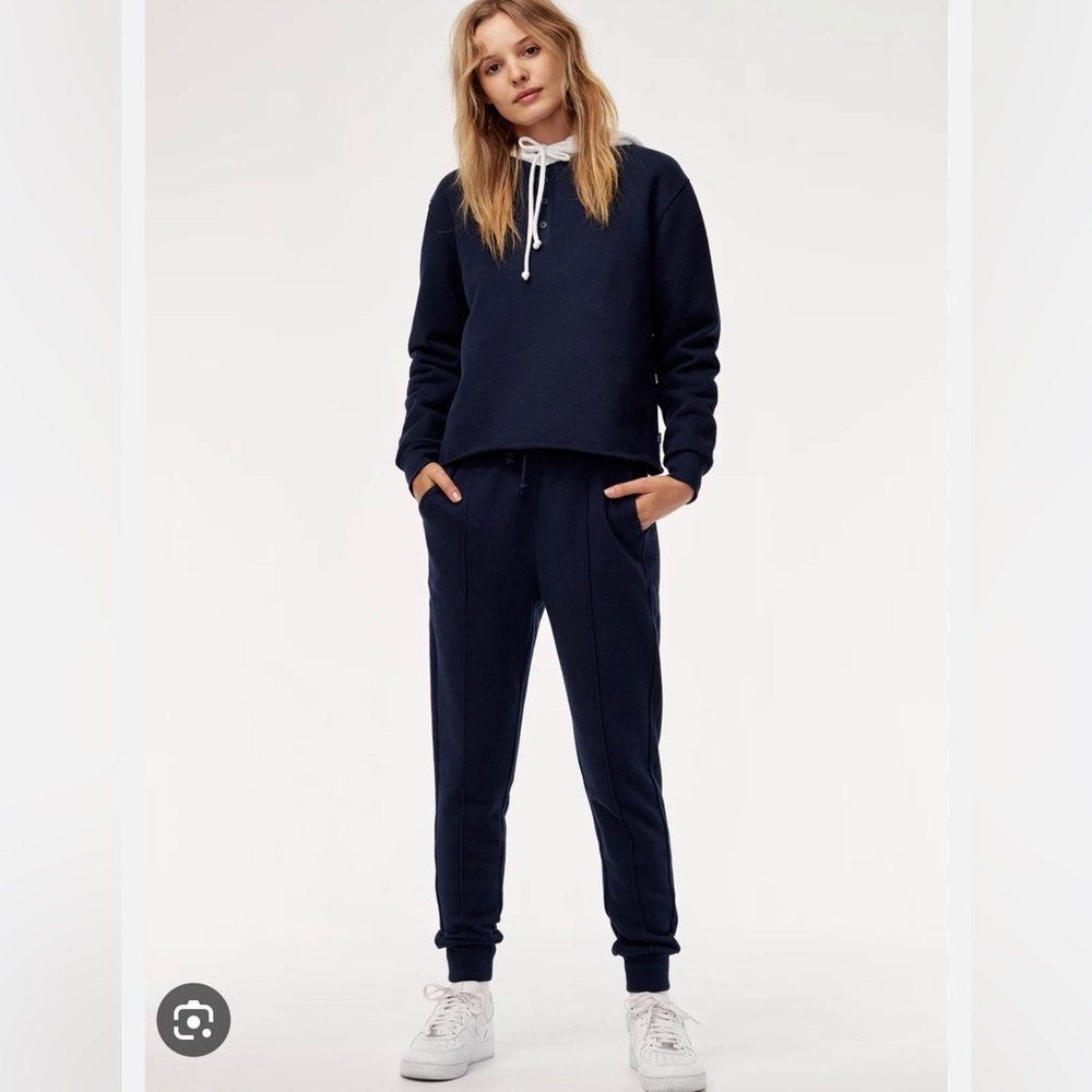 ARITZIA navy jogger sweatpants